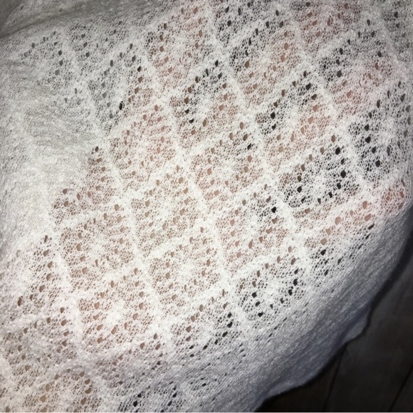 J. Jill White Knit Open Back Blouse - Picture 3 of 7